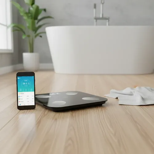 Balanza De Baño Bluetooth Familiar Ultra Slim 180kg