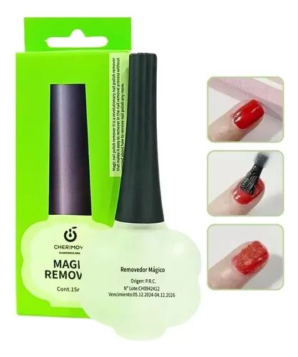Removedor Mágico De Esmalte Semipermanente En Gel Cherimoya