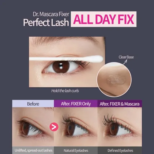 Máscara Para Rizar Etude Dr. Mascara Fixer, Negra