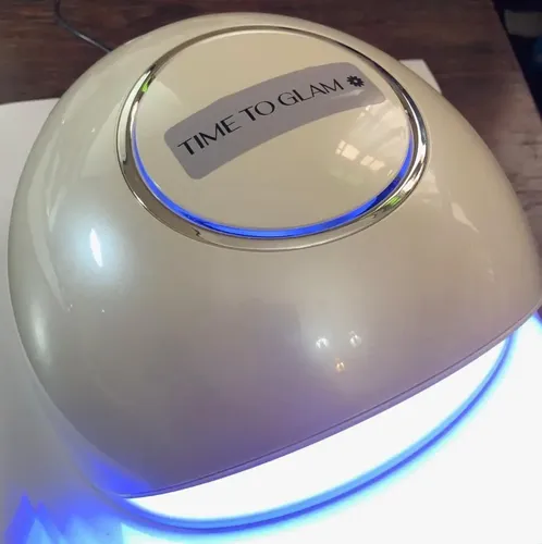 Cabina Secado Profesional Uñas TimeToGlam F4 UV LED 48W Blanco Perlado