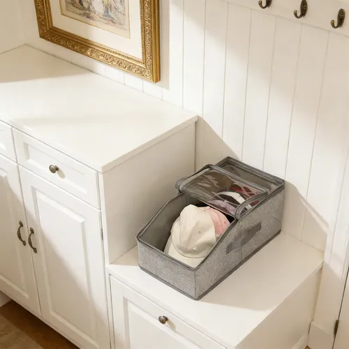 Caja De Almacenamiento Para Gorras De Béisbol Apilables Orga