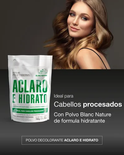 Polvo Decolorante Profesional Blanc Nature Issue 700gr