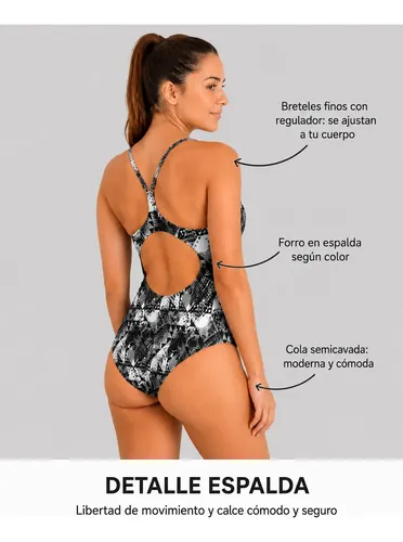 Traje De Baño Deportivo + Gorra Gl Isa Anticloro – Natación