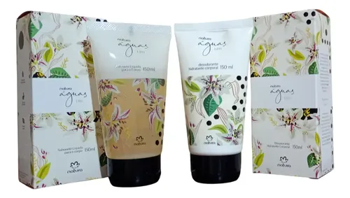 Natura Aguas Lirio Jabón Liquido Y Crema Desod Corporal