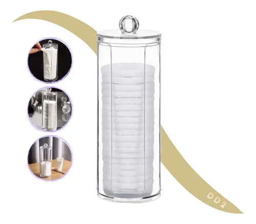 Organizador Porta Algodón Wipes Maquillaje Manicuria Acrilic
