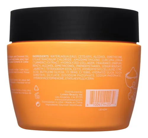 Mascarilla Capilar Luseta Con Cúrcuma Y Colágeno Espesante P