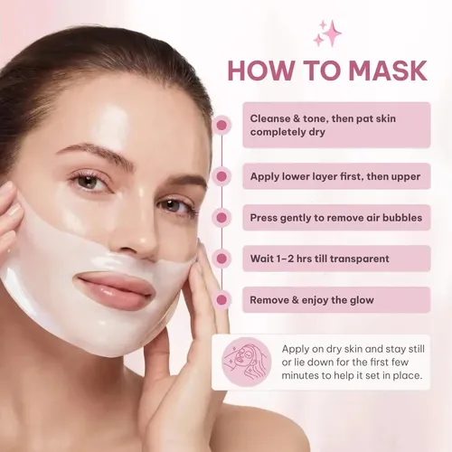 Mascarilla De Colágeno Para Reafirmar La Piel, Caja De 4