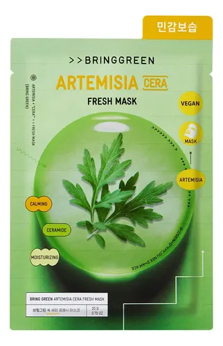 Mascarilla Facial Bringgreen Artemisia Ceramidas 1 Unidad