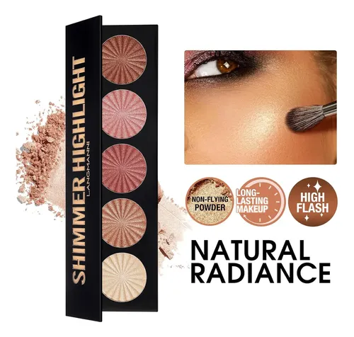 Paleta De Polvos Iluminadores, Paleta De Maquillaje…