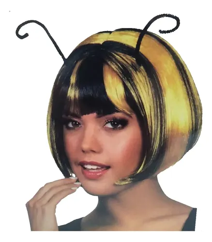 Peluca Abejita Con Elastico Ajustable