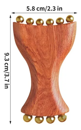 Gua Sha De Madera Para Terapia Facial Y Relajación ~~~