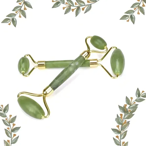 Doble rodillo DE JADE Facial