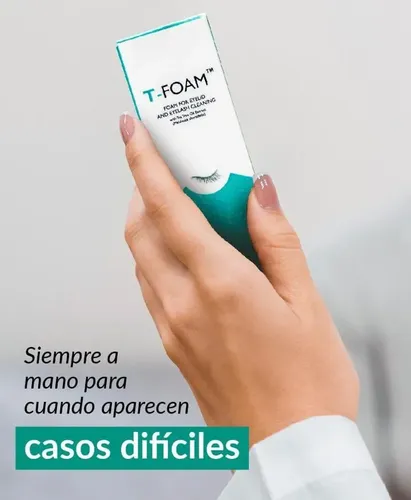 Espuma T-foam De Limpieza Para Párpados Y Pestañas (3 Cajas)