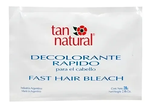 Decolorante Tan Natural Rápido P/ Cabello X20 Grs Tono 0