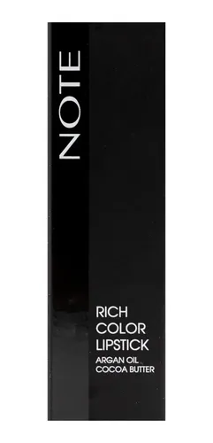 Note Rich Color Lipstick Maquillaje Labial Vegano Con Argán