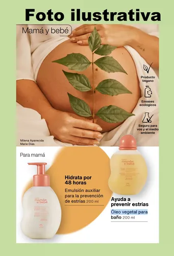 Hidrantante Preventivo De Estrias X2 Mama Y Bebe Natura