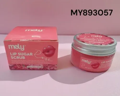 Exfoliante Labios Balsamo Labial Mely Lip Sugar Scrub Rose