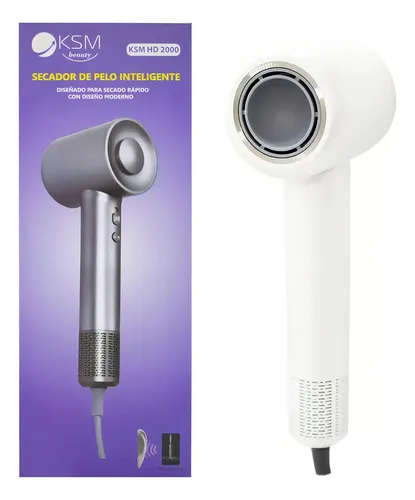 Secador De Pelo Supersónico Inteligente Ksm Hd 2000 Blanco