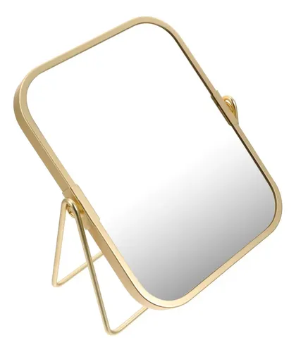 Espejo Con Soporte De Metal Para Mesa De Escritorio Giratori