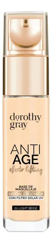 Base Maquillaje Anti Age Hipoalergénica Dorothy Gray Tono Beige Protección UV