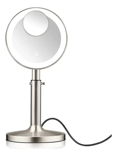Espejo De Maquillaje Conair Con Luz Y Aumento Puntual 5x, 1x