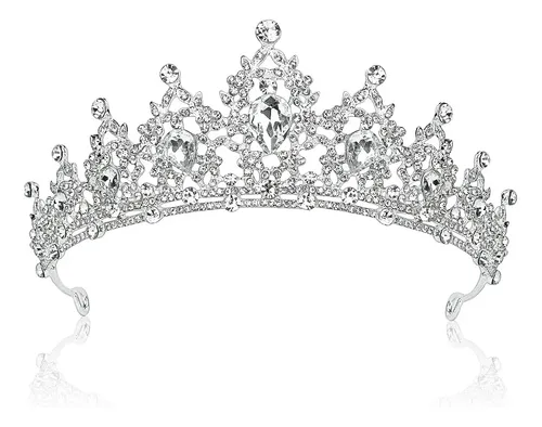 Corona Tiara Strass Clear Modelo Fangorn