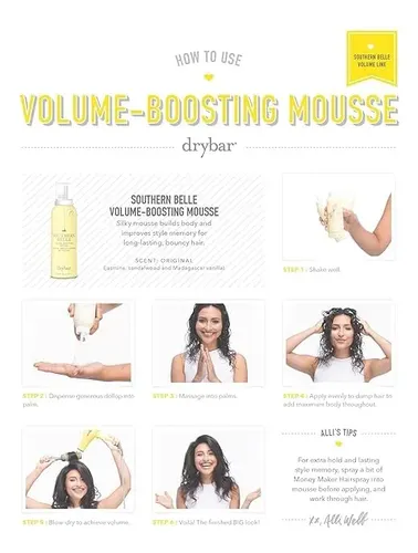 Mousse Drybar Southern Belle Volume Travel, Tamaño 50 Ml
