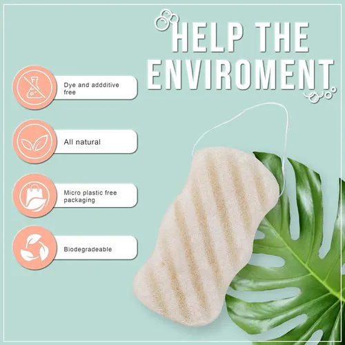 Esponja De Konjac Con Carbón Activado Puresol
