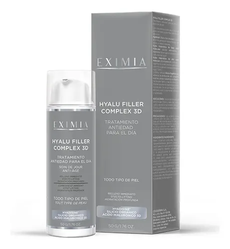 Eximia Hyalu Filler Complex 3d Tratamiento Antiedad Momento de aplicación Día Tipo de piel Todo tipo de piel