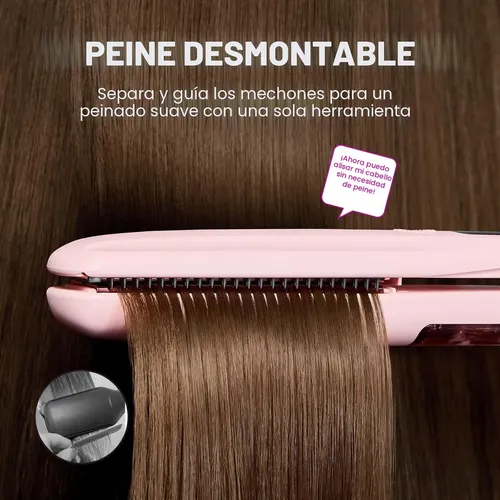 Wavytalk Plancha De Pelo A Vapor, Reduce El Daño, Nutre El C