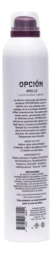 Brillo Capilar Con Siliconas Opcion