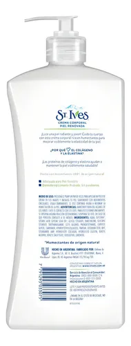 Crema para cuerpo St. Ives Piel Renovada en dosificador 532mL