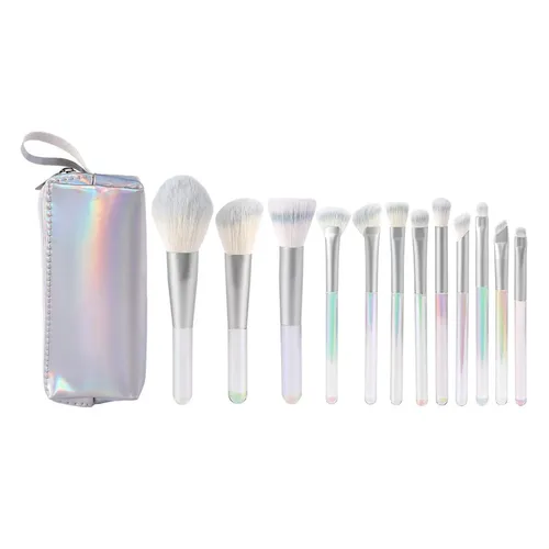 Set De 12 Minipinceles De Maquillaje De Cristal, Kit De Bell