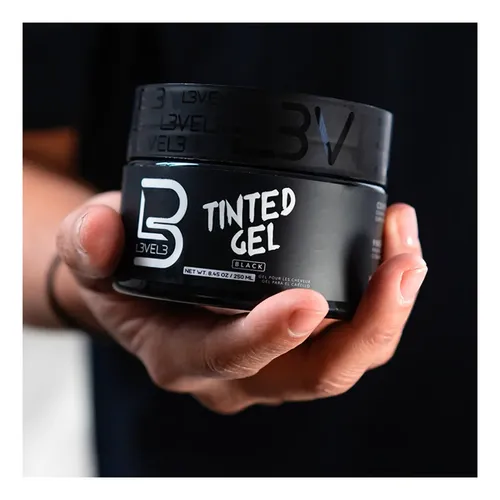 Level 3 Tinted Gel Color Negro + Gel En Crema Fijación 250g
