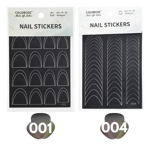 Stickers Para Uñas Francesitas Formas Deco Nail Cherimoya