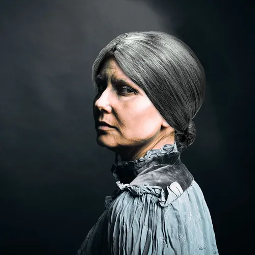 Disfraz De Anciana Stobok, Peluca De Señora Santa, Peluca En