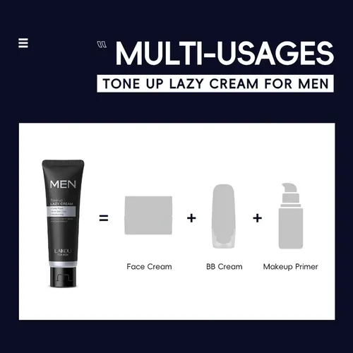 / W Crema Hombre Laikou 50g Maquillaje Revitalizante .1 A