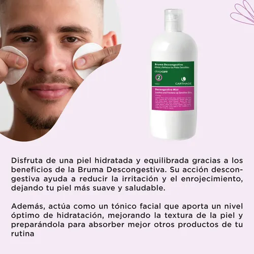 Locion Tonica Rosacea Carthage Calmante Piel Sensible