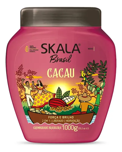 Skala Mascara Crema Peinar Cacao Curly Girl Vegano 1kg New