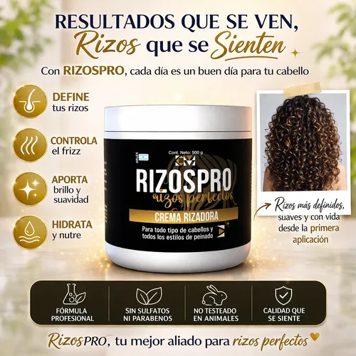 Arlex® Crema Para Rizos 500g Antifrizz Hidratante