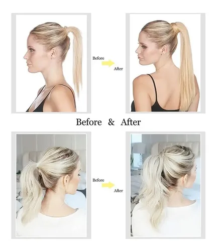 Extensión De Cola De Cabello Lacio De 24 Pulgadas Color A