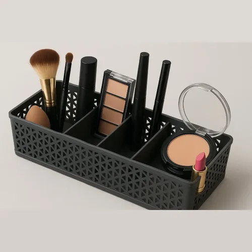 Separador Maquillajes Organizador 5 Espacios Dinamico Mujer