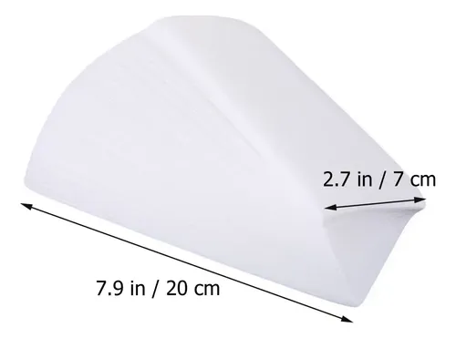 200 Tiras De Papel Encerado No Tejido Para Depilación Facial