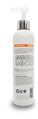 Gel De Baño Cleure Limpiador Facial Y Corporal 355ml Sin Fra