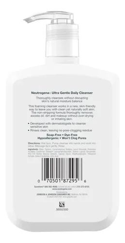 Gel De Limpieza Facial Ultra Gentle 354Ml Neutrogena