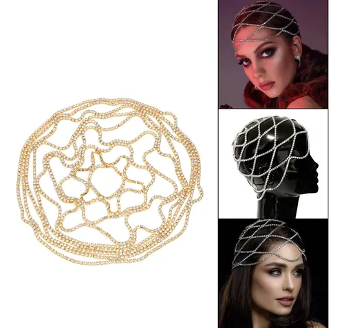 1 Uds., Cadena Para El Cabello, Accesorios Para La Dorado