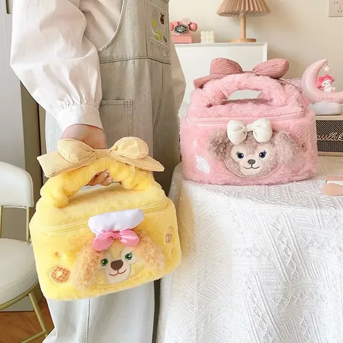Cosmetiquera Peluche Organizador De Maquillaje Viaje *
