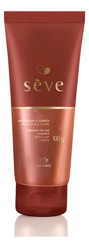 Jabon Liquido En Gel Corporal Natura Seve Almendras Y Canela