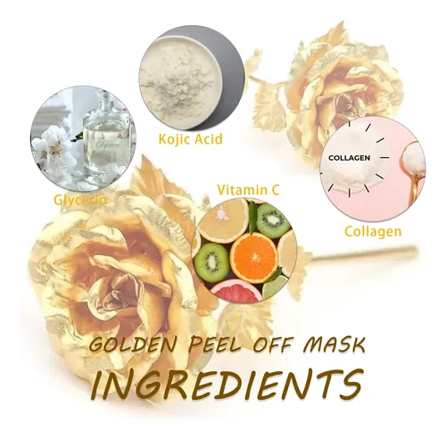 Máscara Facial Peel Off Oro 24k Ácido Kójico 80 G