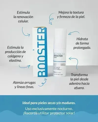 Sérum Antiage Biobellus Retinol 0.3 Booster para Piel Madura